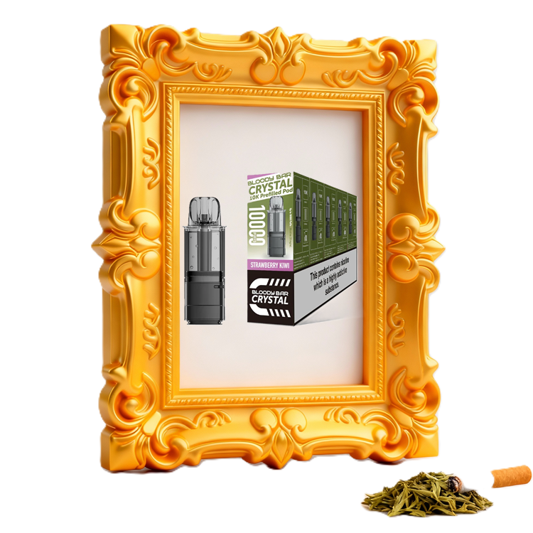 Bloody Bar Crystal 10K Refill Pods ★ Strawberry Kiwi ★ 5 Pack