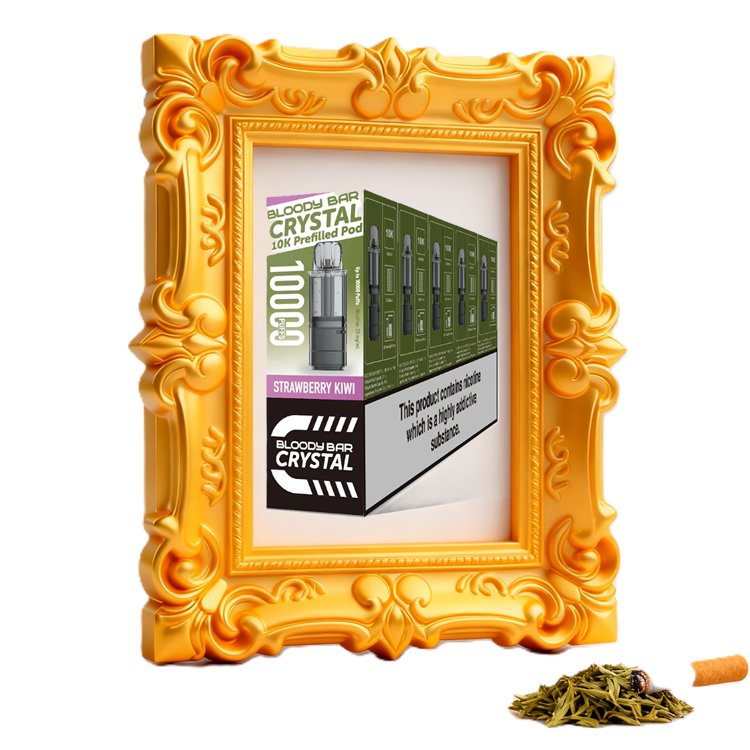 Bloody Bar Crystal 10K Refill Pods ★ Strawberry Kiwi ★ 5 Pack - Image 3