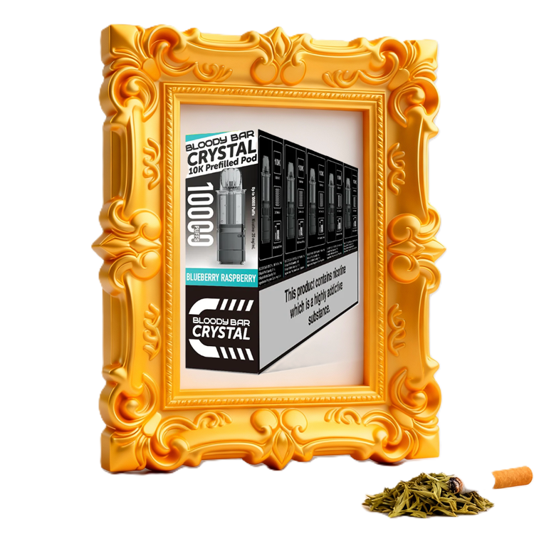 Bloody Bar Crystal 10K Refill Pods ★ Blueberry Raspberry ★ 5 Pack - Image 3