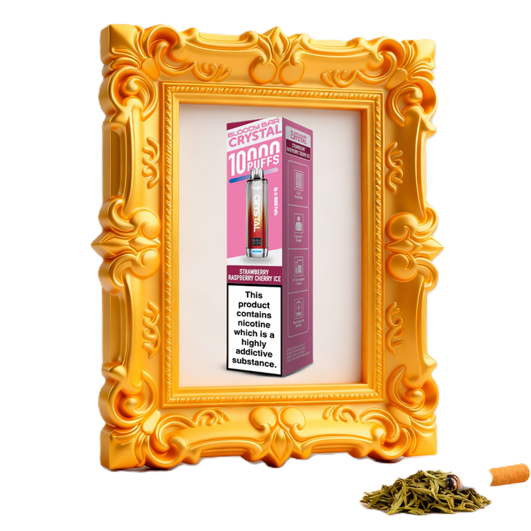 Bloody Bar Crystal 10K Pod Kit ★ Strawberry Raspberry Cherry Ice - Image 3