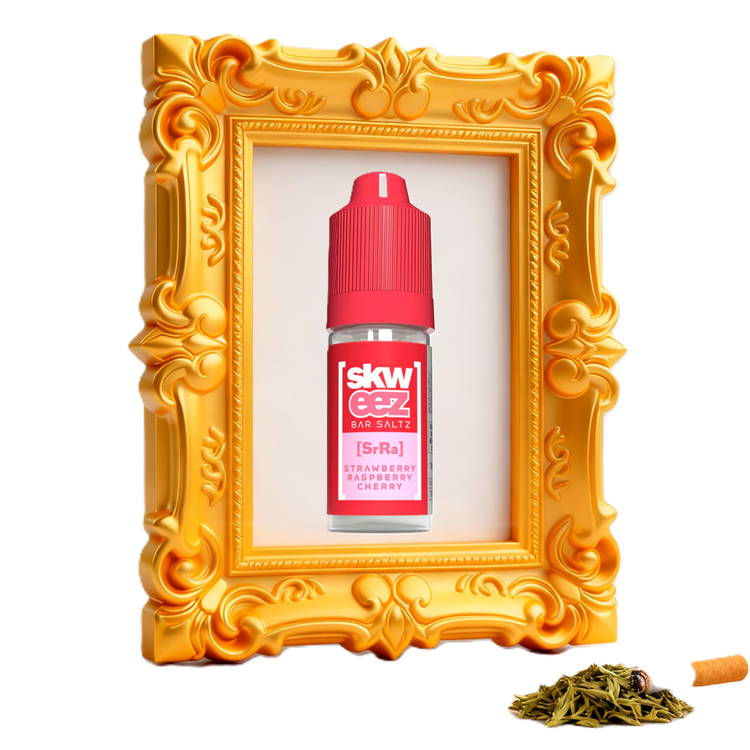 Skweez Nicotine Salts 10ml 20mg ★ Strawberry Raspberry Cherry ★ 10 Pack - Image 3